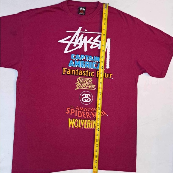 Stussy Marvel "Heros and Villains" T-Shirt - Men's size XL - Picture 7 of 10